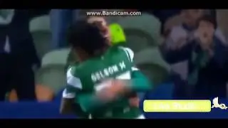 Goal 1-0 Bas Dost - Sporting Lisbon vs Olympiakos