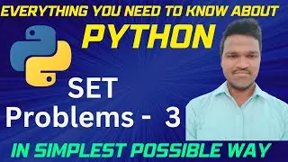 Python Set Problems 3 | Common elements in lists | uncommon elements in python | sets in python