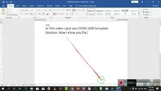CS101 ~ GDB Correct Solution Fall 2019-20
