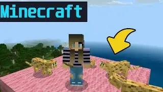 MINECRAFT #6.  Построила ВОЛЬЕР для ОЦЕЛОТОВ. Зоопарк в Майнкрафт