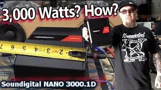 3,000 Watts? HOW? Soundigital NANO 3000.1D Amplifier Tested + the Guts