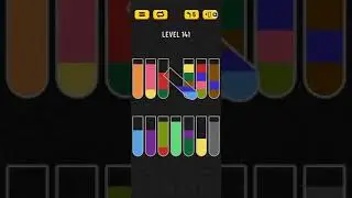 Water Sort Puzzle Level 141 Walkthrough