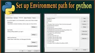 Setup Python Environment on Windows 10/11 || python path location set || (2024)