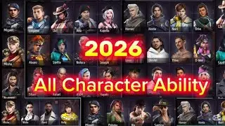 Freefire all character Ability 2026. Freefire Highlight. 