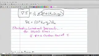 Stochastic gradient descent