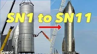 SN1 To SN11 | Starship Prototype | Flight Test  Compilation | Cursor