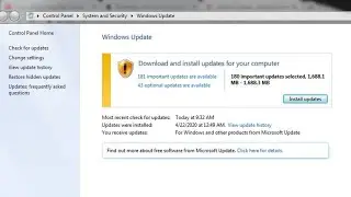 How To Update Your Windows 7 Laptop Computer | how to update | windows ko update kaise kare