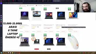 13.000-33.000₺ ARASI 8 TANE LAPTOP ÖNERİSİ #2