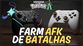 FARM AFK PARA PEGAR SHINY CHARM - BATALHAS AUTOMÁTICAS POKÉMON LEGENDS ZA