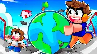 FUJA DA BOLA GIGANTE no ROBLOX!