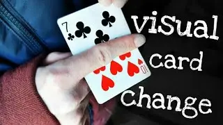 BEST Visual color change !!!  Card Magic Tricks