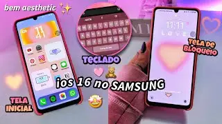 COMO TRANSFORMAR SEU SAMSUNG EM UM IPHONE iOS 16