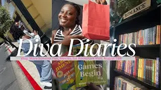 SUMMER VLOG: More Summer Fun, Bookstore Visit + August TBR