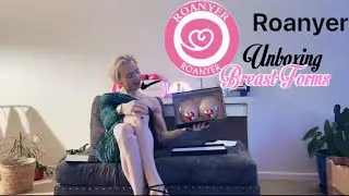 Crossdresser Anastasia Harris Unboxing Roanyer Male to Female C Cup Breast Forms