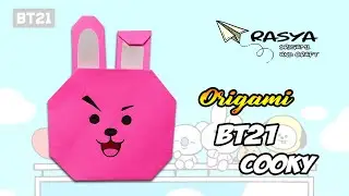 How to make origami BT21 Cooky