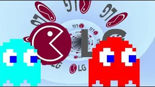LG Pac Man Chase Ident Logo Let's Effects