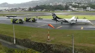 INCIDENT! - Wellington Airport - Air New Zealand ATR 72-600 ZK-MVO - 25/3/2022