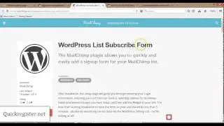 MailChimp List Subscribe Form How to Set it Up On Your Wordpress Blog