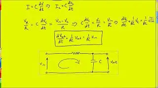 rc circuit equations derivation