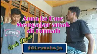 Ama La One Mengajar Anak di Rumah Selama Masa Isolasi Virus Corona