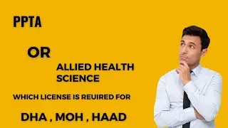 How to apply for allied health council registration | PPTA registration| DHA/DOH / HAAD