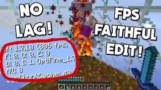 Minecraft PvP Texture Pack - Faithful FPS Edit Resource Pack FPS BOOST NO LAG 1.10 1.9 1.8 1.7 FPS+
