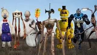 Сиреноголовый Лампоголовый Аниматроники Гренни Картун Кэт Амонг Ас Веном Мороженщик от Super Son