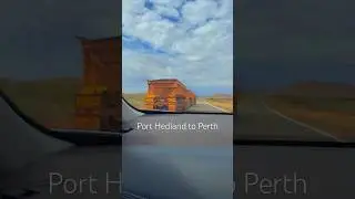 18 Hour drive from Port Hedland to Perth #shorts