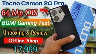 Tecno Camon 20 Pro 5G Offline Market Unboxing | BGMI Test - Buy Or Not 🤔