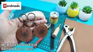 MEMBUAT GANTUNGAN KUNCI BAHAN KULIT