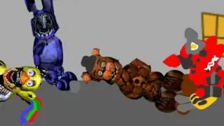 Рисуем мультфильмы фнаф 2