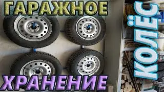Гаражная ВЕШАЛКА для хранения КОЛЁС