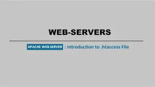 Apache Web Server - Introduction to .htaccess File