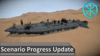 Space Engineers Crashed Battleship Scenario Progress Update