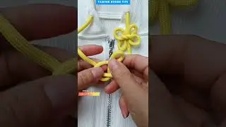 Easy Trendy Hoodie Rope Designs| Tying Instructions #hoodie #tie #shorts