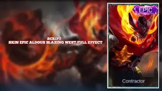 Update -  Epic Aldous blazing west full effect 2021