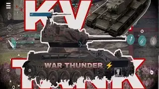 war thunder mobile KV-1 tank gameplay