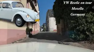 VW Beetle on tour: Moselle, Germany