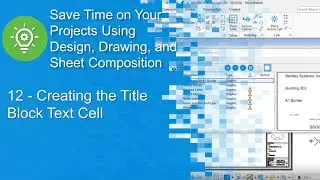 12 Creating the Title Block Text Cell