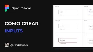 Figma Tutorial - How to Create Inputs?
