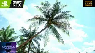 Virtual Island Resort: Untouched Nature - but in 8k 60 fps! | Unreal Engine 5 | 3D render