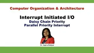 Interrupt Initiated IO | Daisy Chain | Parallel Priority INT || Computer Organization & Architecture