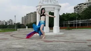Bellydance enterance the stars Paul Dinletir/Танец живота в парке Тайваня/肚皮舞