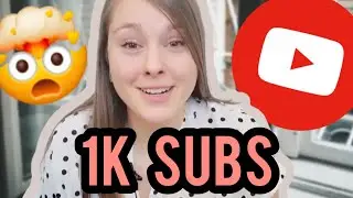 1000 SUBSCRIBERS on YOUTUBE | How long does it take to get 1k subs? My Journey & Average Timeline