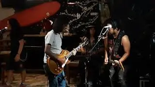 Tripple Trouble + Guest Gitarist Bayu Dipo - Red House by Jimi Hendrix in ULU Sanur Bali, 17-04-2024