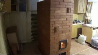 Отопительно-варочная печь из кирпича для дачи