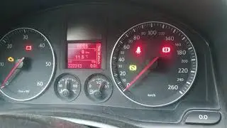 VW GOLF 5 Reset TRIP COUNTER