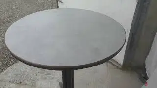 Круглый столик из керамогранита 600на600.