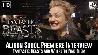 Fantastic Beasts Premiere - Alison Sudol Interview