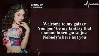 CHUNG HA ALGORITHM LYRICS
